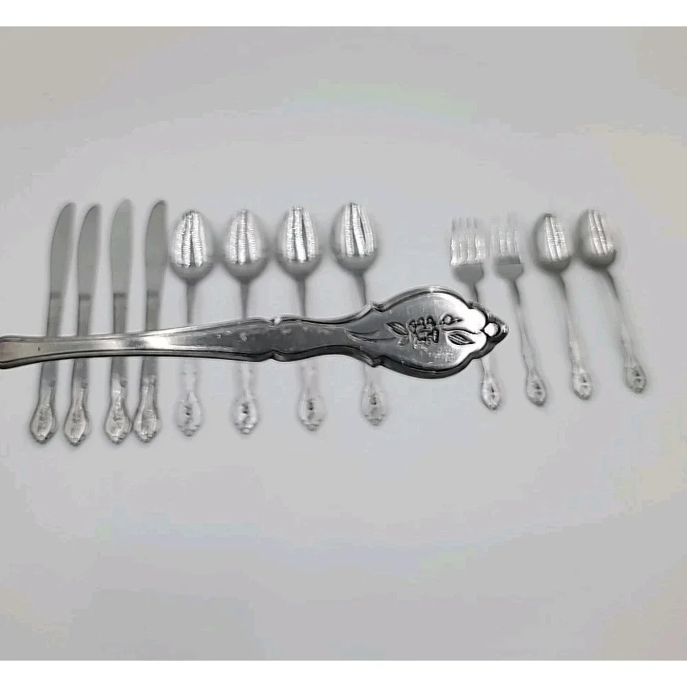 13pc BARCLAY GENEVE Stainless Steel Flatware Mixed Lot‎ BAG5 Bag 5